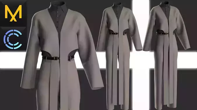 Business Suit Female OBJ mtl FBX ZPRJ