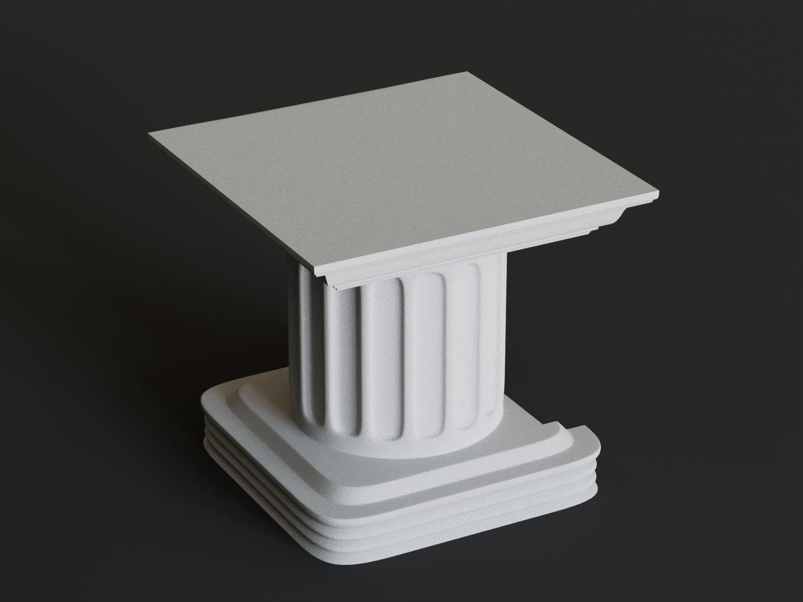 pedestal 01 3D print model_7