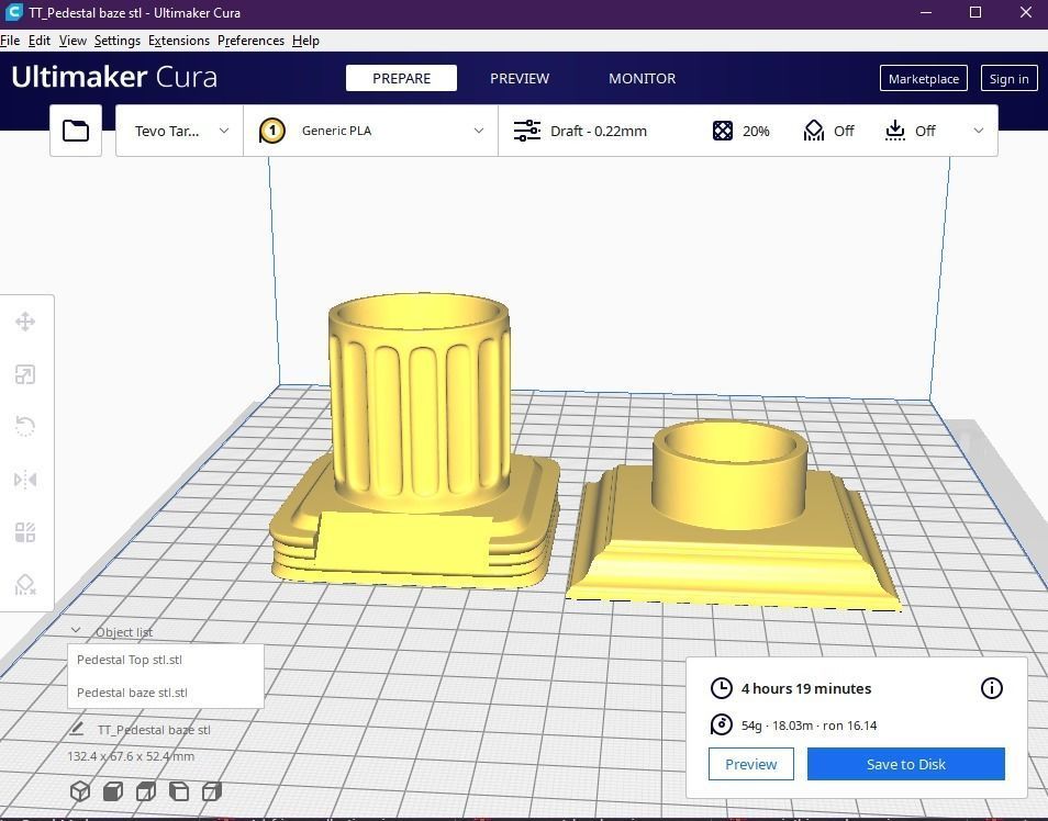 pedestal 01 3D print model_1