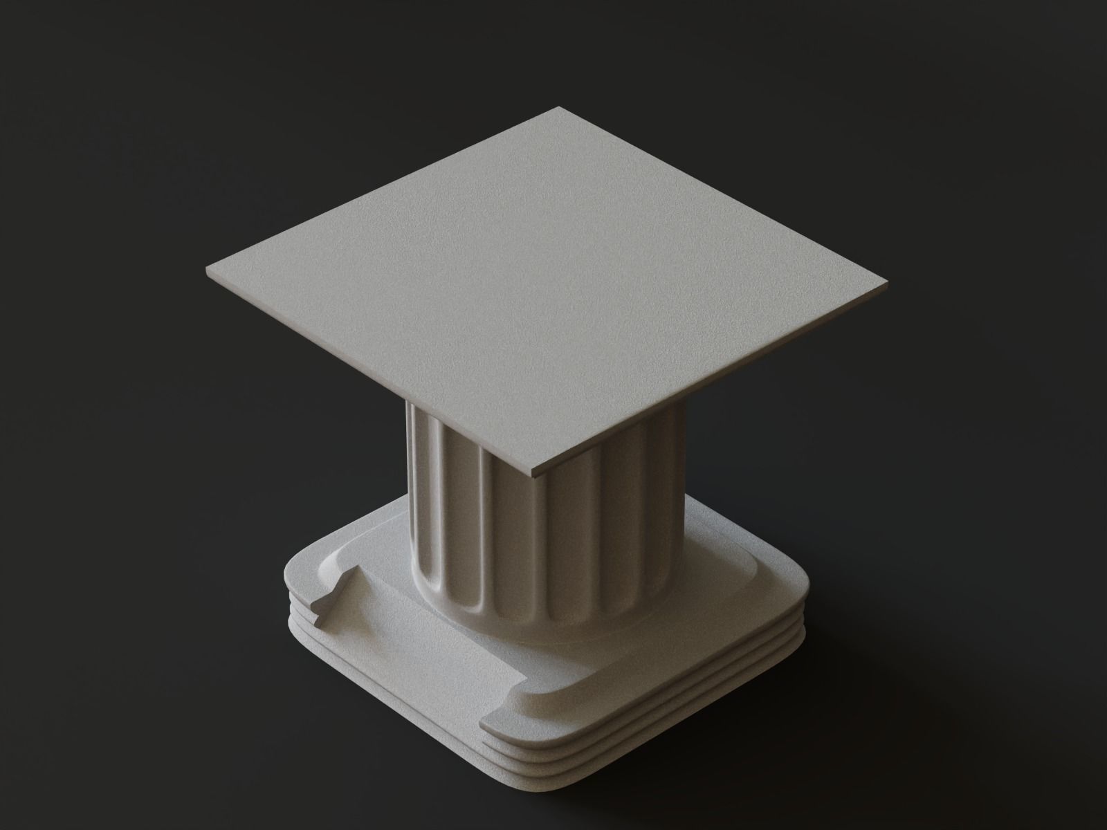 pedestal 01 3D print model_3