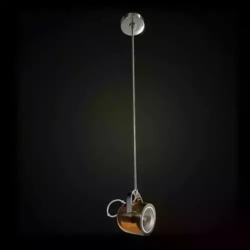 Hanging Steel Lamp 3D model