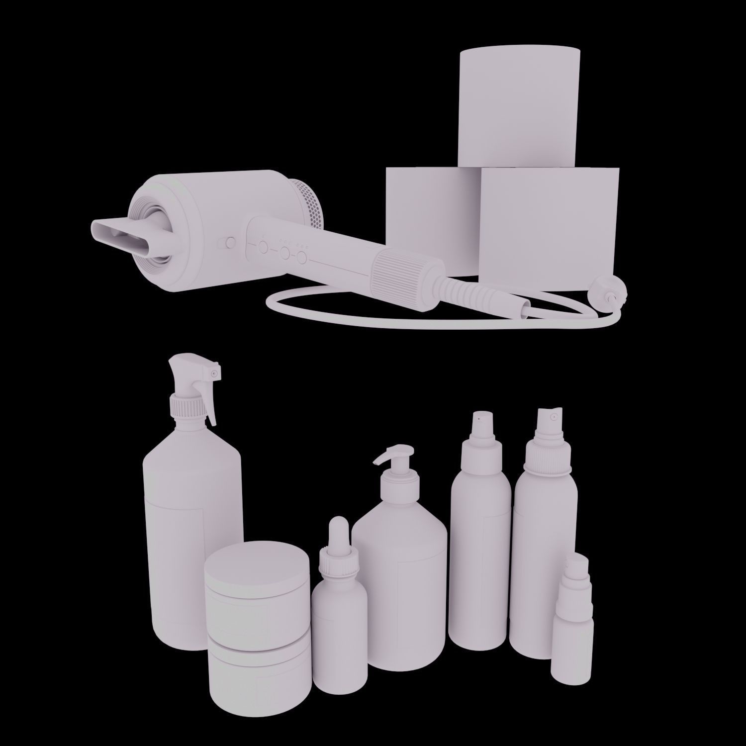 bathroom accessories  3D MODEL 3D model_4