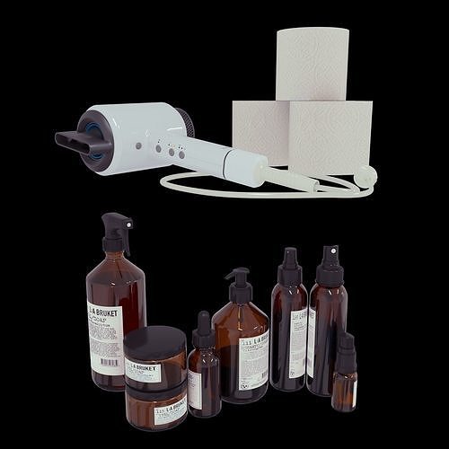 bathroom accessories  3D MODEL 3D model