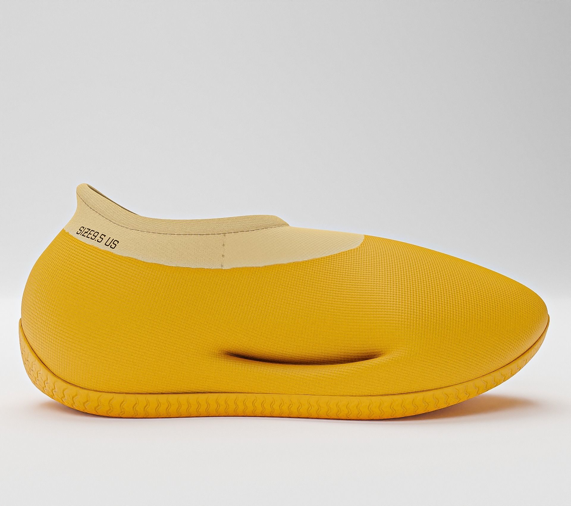 3D model Adidas Yeezy Knit RNR Yellow VR / AR / low-poly | CGTrader