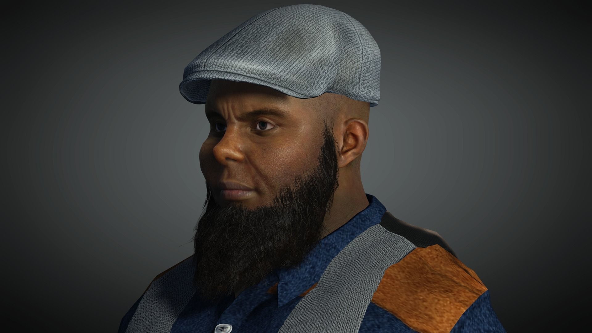 AAA Realistic Male Character 11 Low-poly 3D model_23