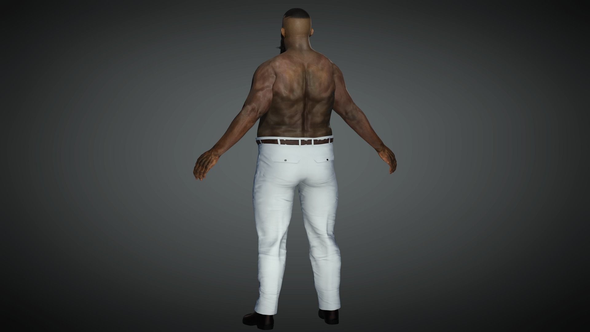 AAA Realistic Male Character 11 Low-poly 3D model_12