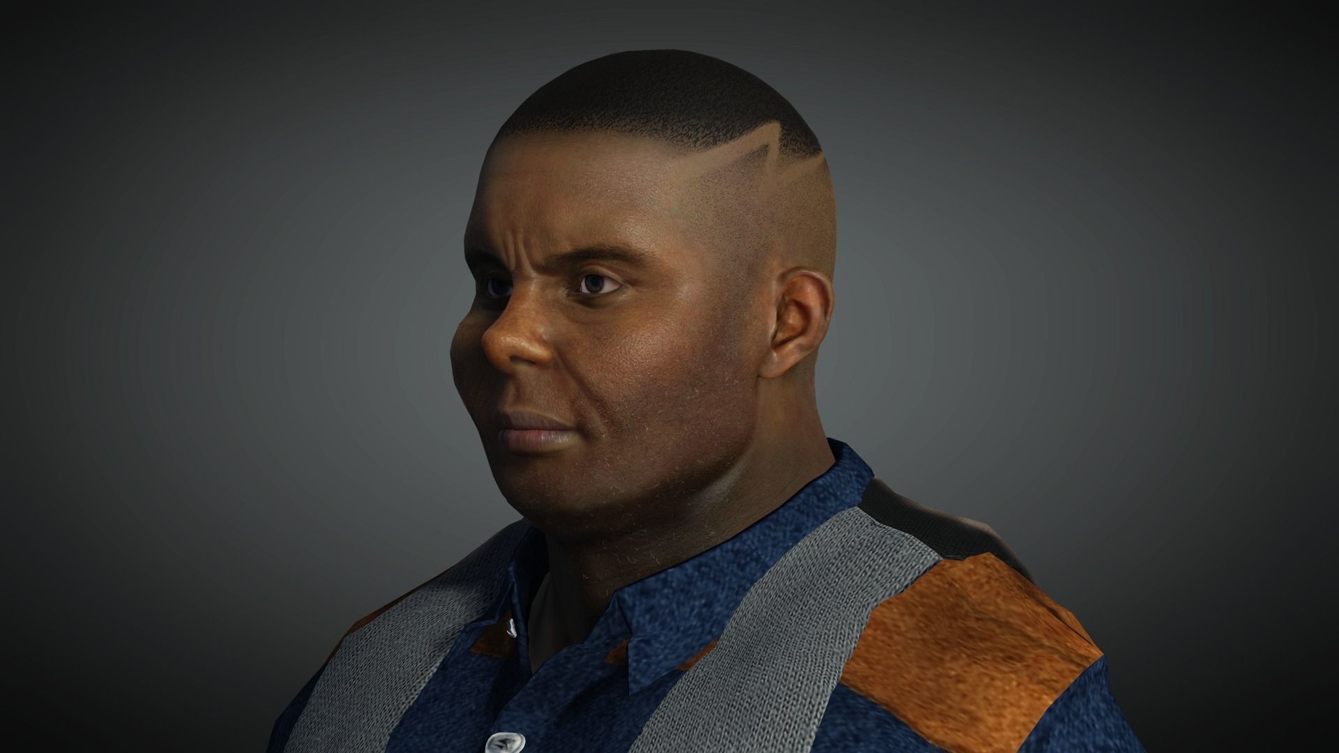 AAA Realistic Male Character 11 Low-poly 3D model_21