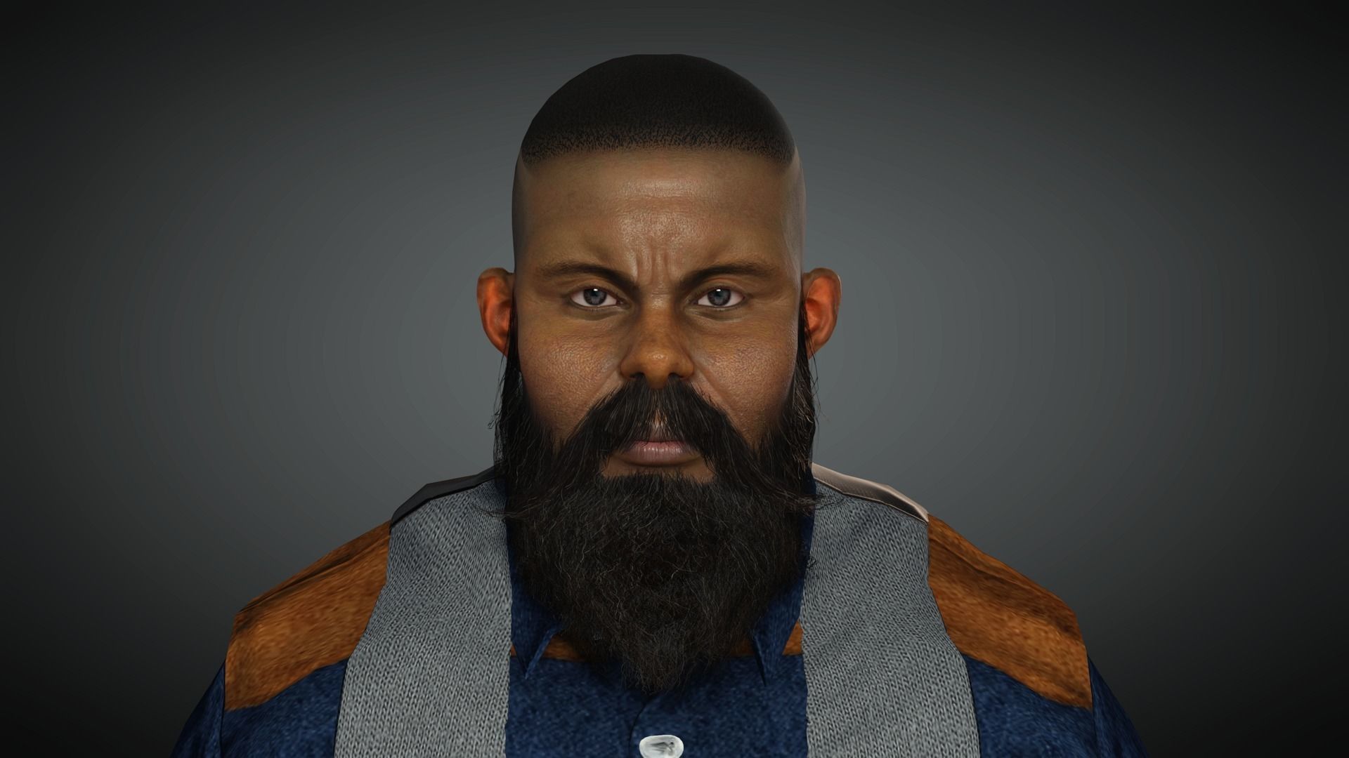 AAA Realistic Male Character 11 Low-poly 3D model_15