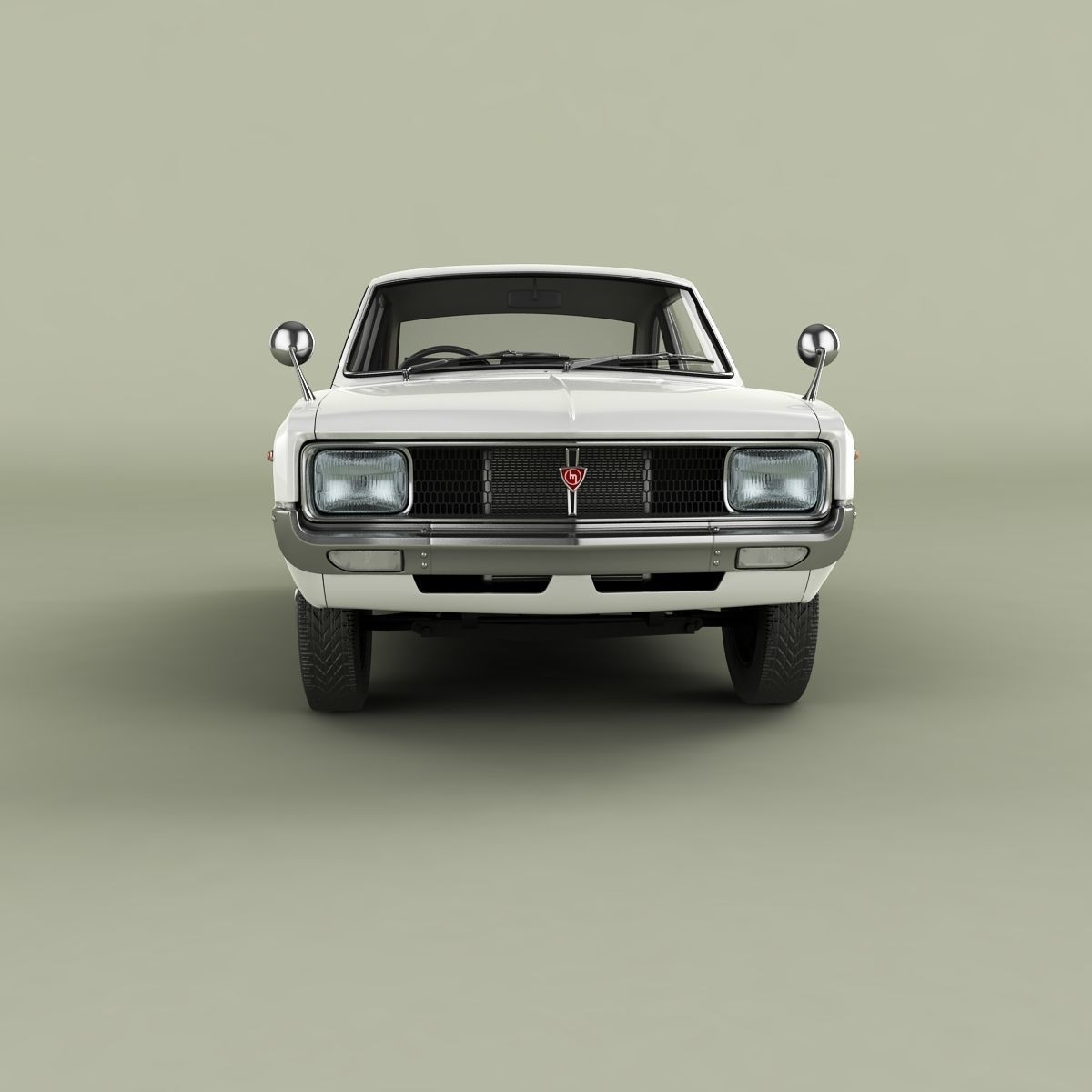 Mazda R100 3D model_4