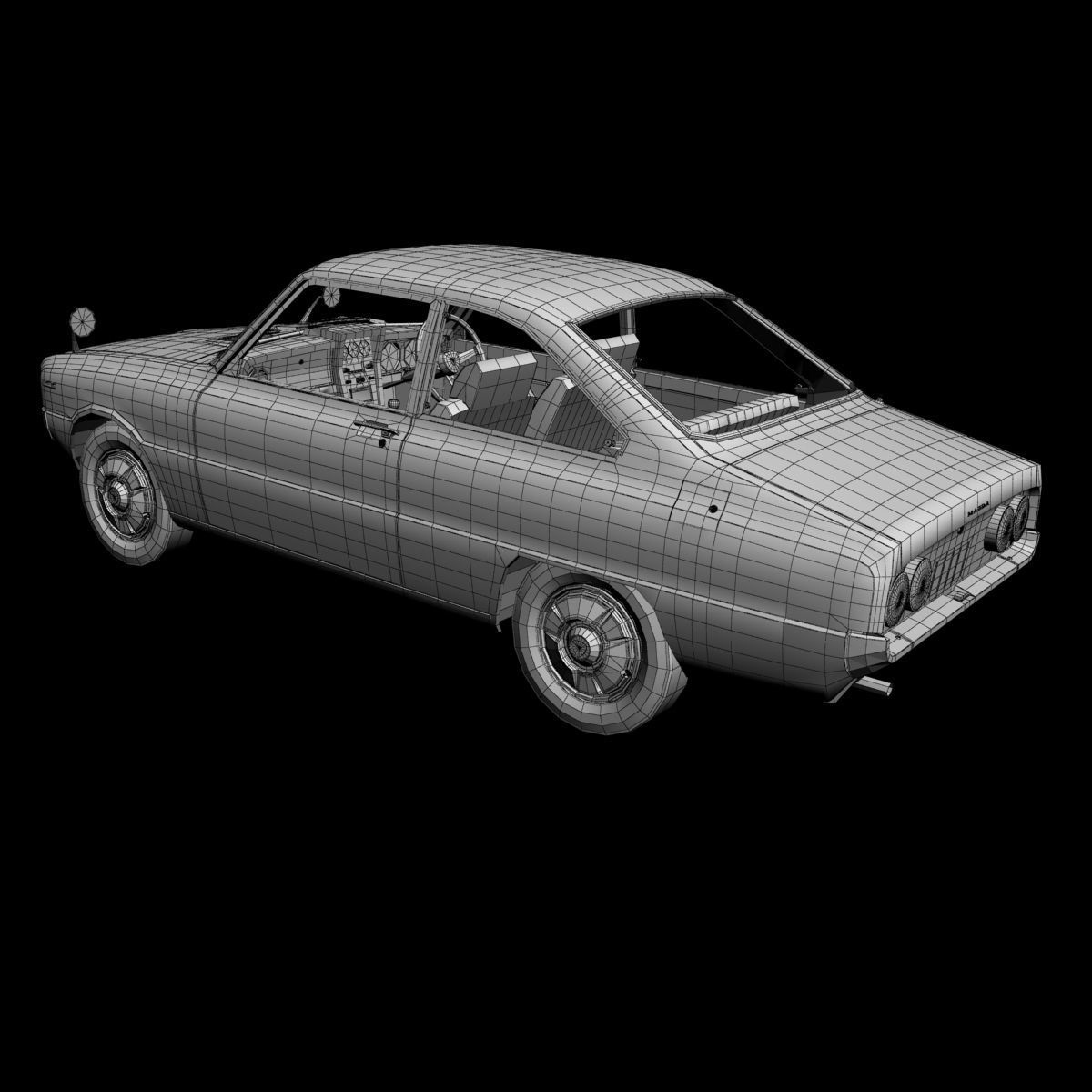 Mazda R100 3D model_15