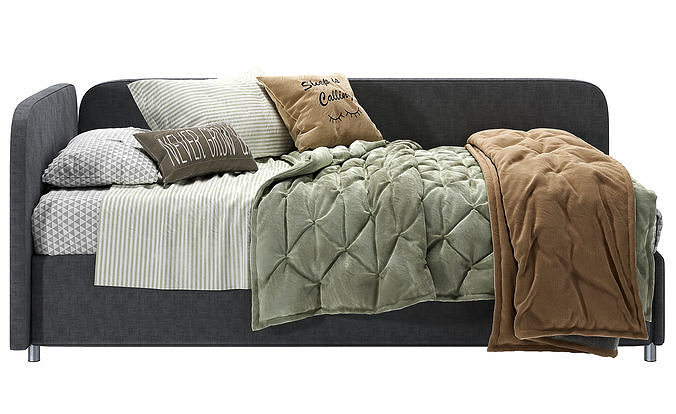 Aphrodite corner bed 3D model