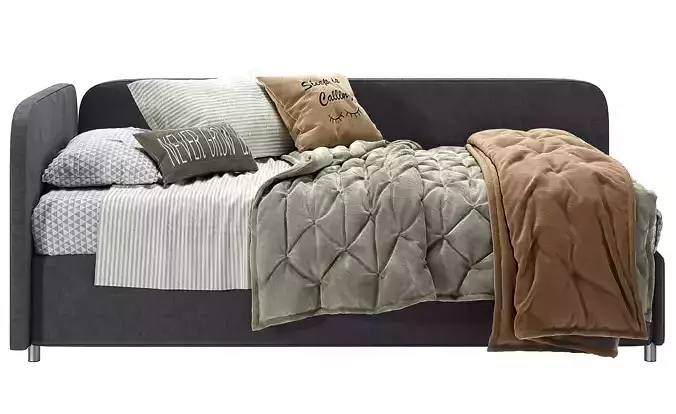 Aphrodite corner bed 3D model