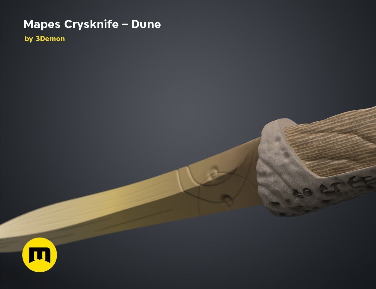 Mapes Crysknife - Dune 3D print model_1