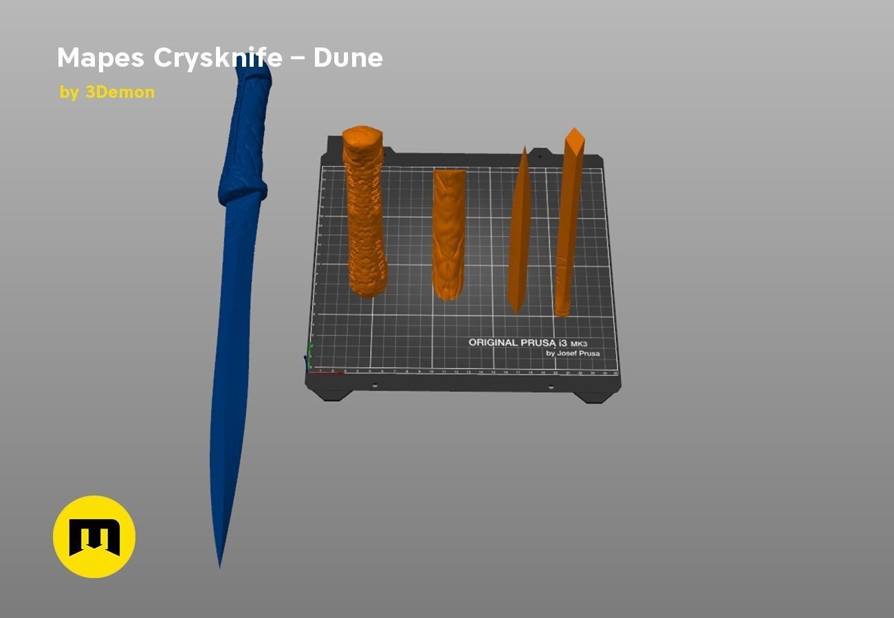 Mapes Crysknife - Dune 3D print model_6