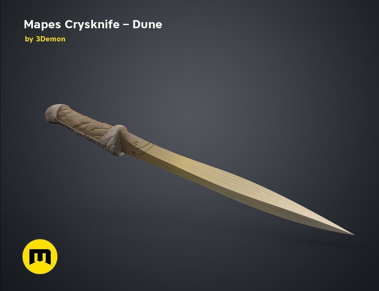 Mapes Crysknife - Dune 3D print model_4