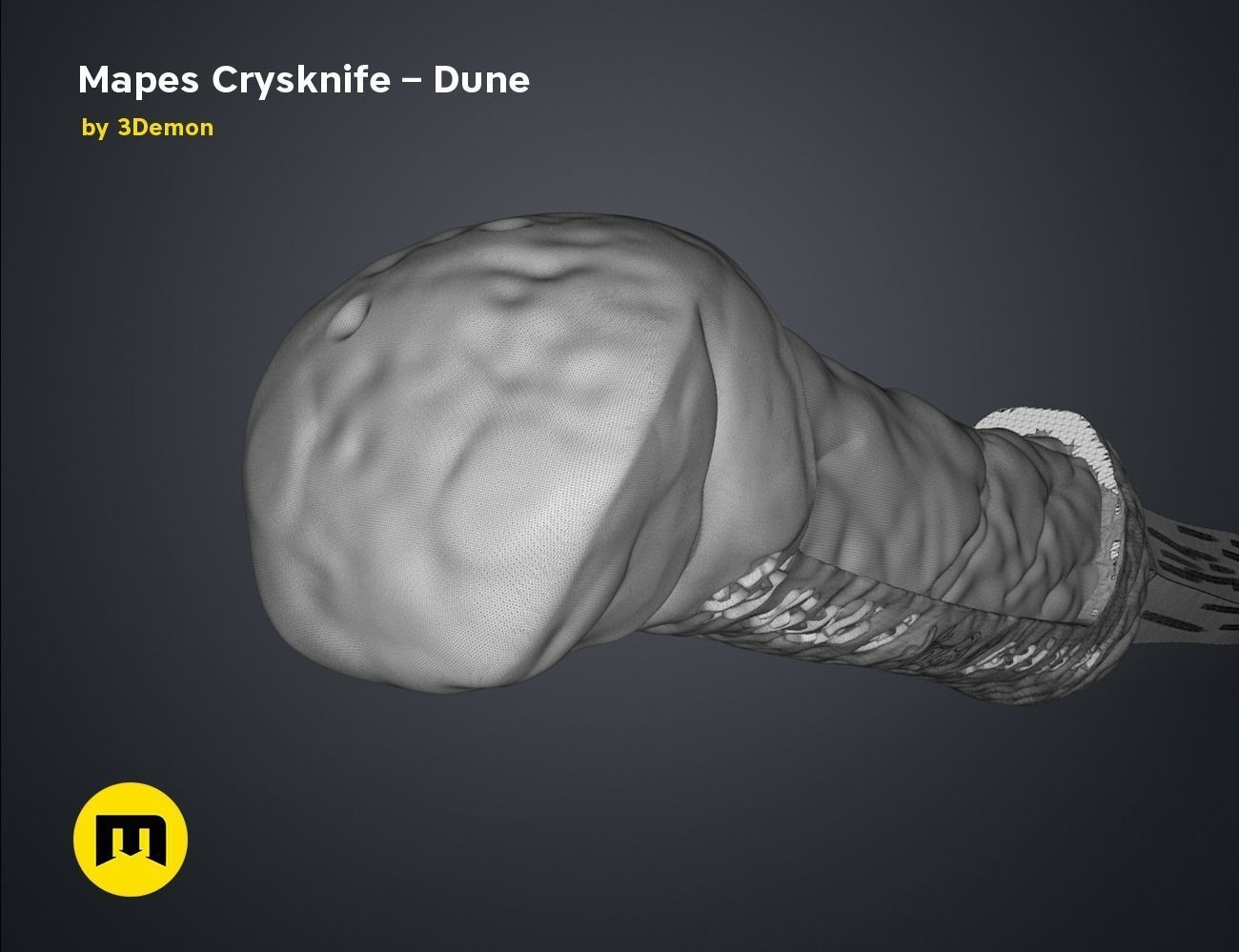 Mapes Crysknife - Dune 3D print model_8