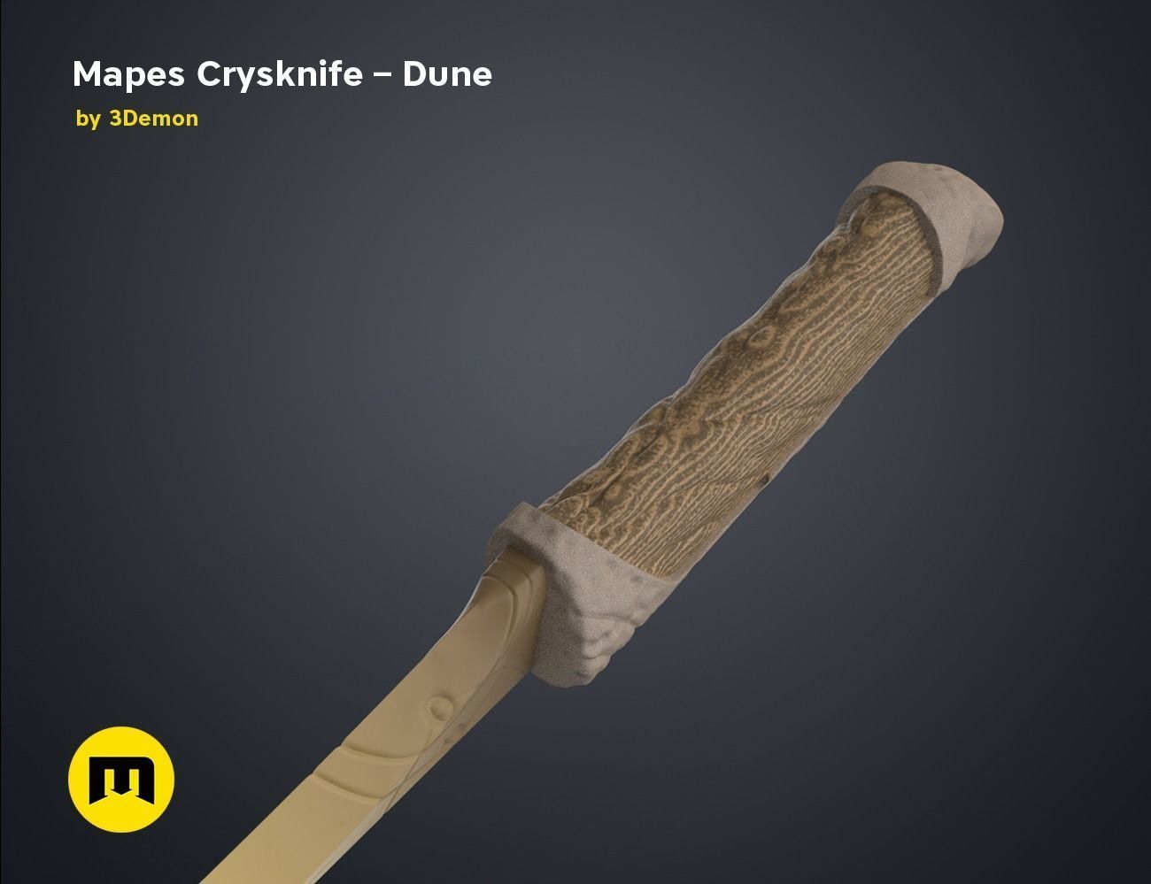 Mapes Crysknife - Dune 3D print model_2
