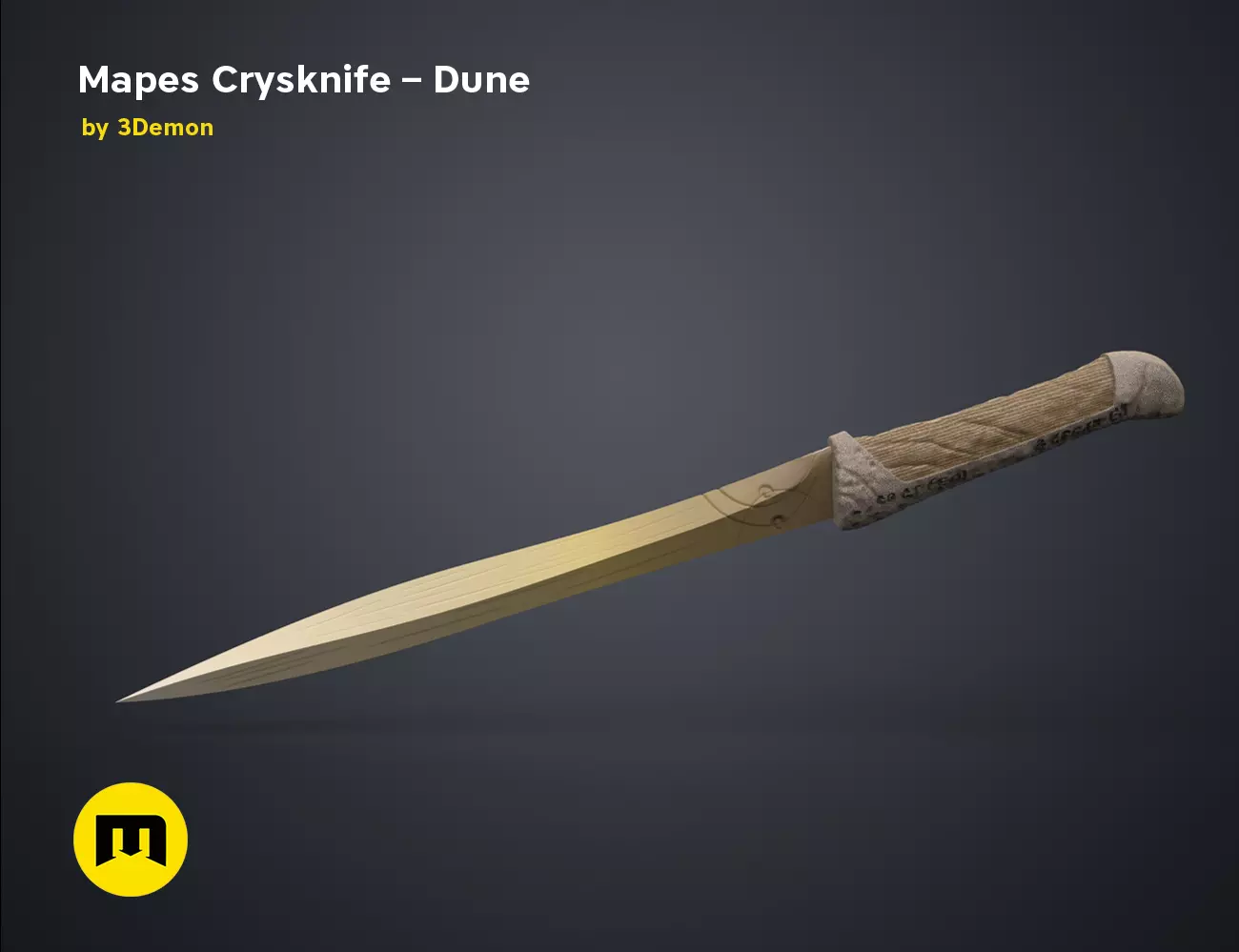 Mapes Crysknife - Dune 3D print model_0