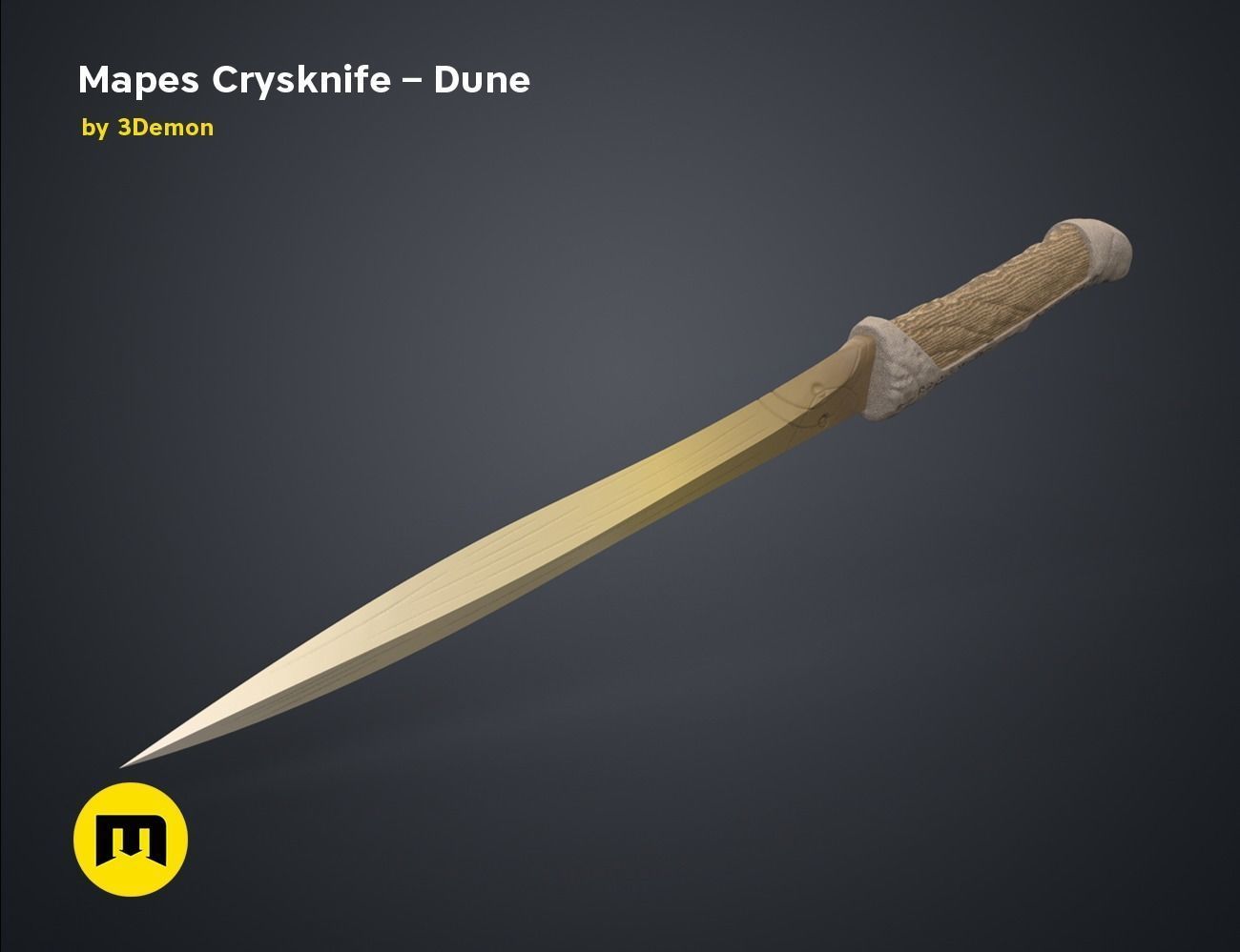 Mapes Crysknife - Dune 3D print model_17