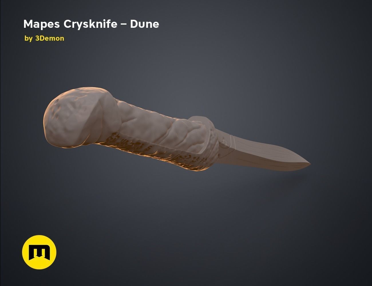 Mapes Crysknife - Dune 3D print model_13