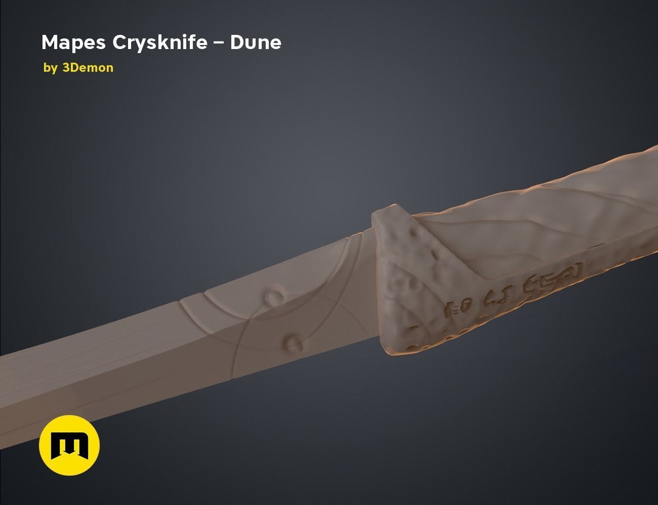 Mapes Crysknife - Dune 3D print model_11
