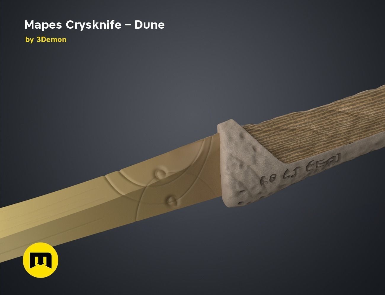 Mapes Crysknife - Dune 3D print model_14