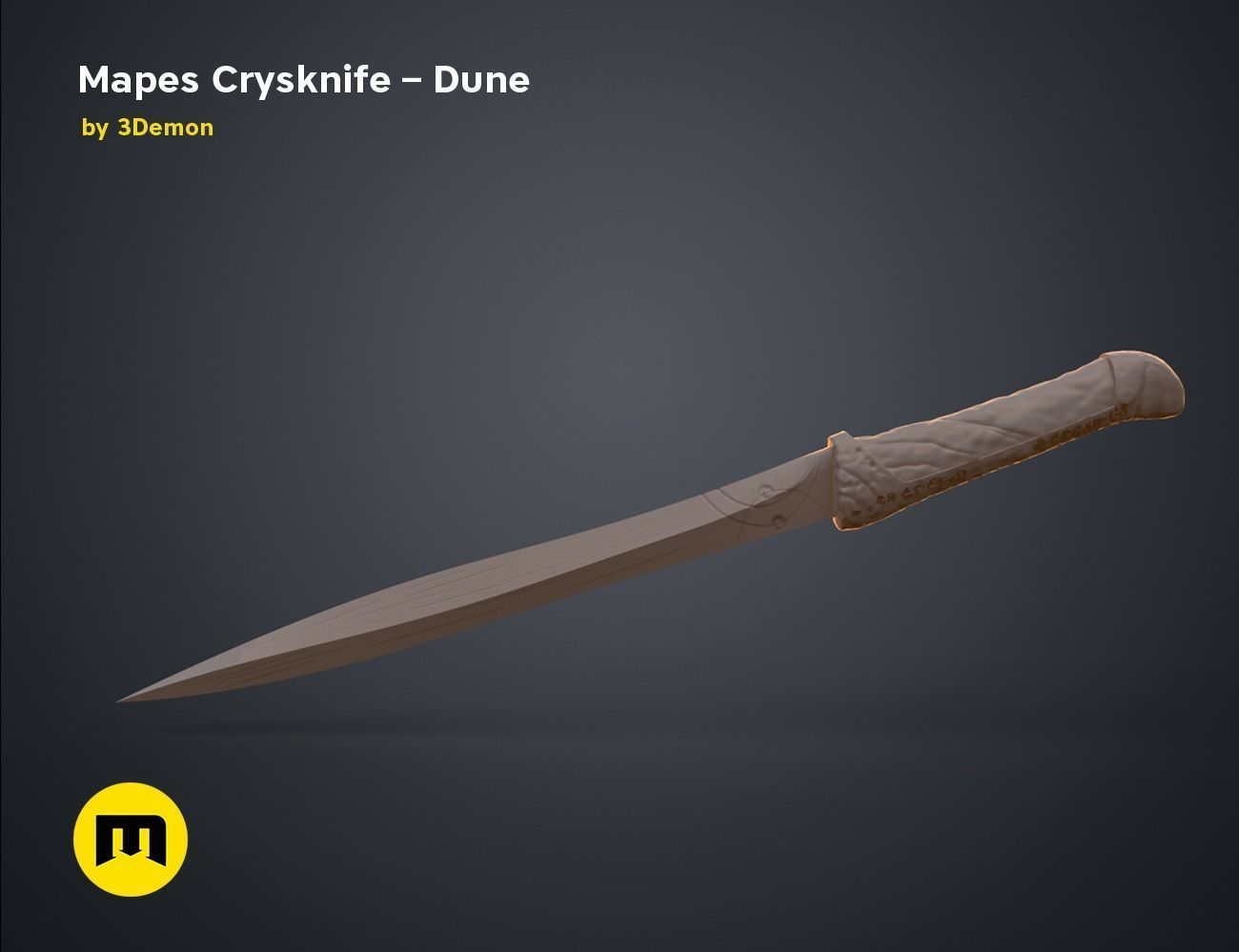 Mapes Crysknife - Dune 3D print model_10
