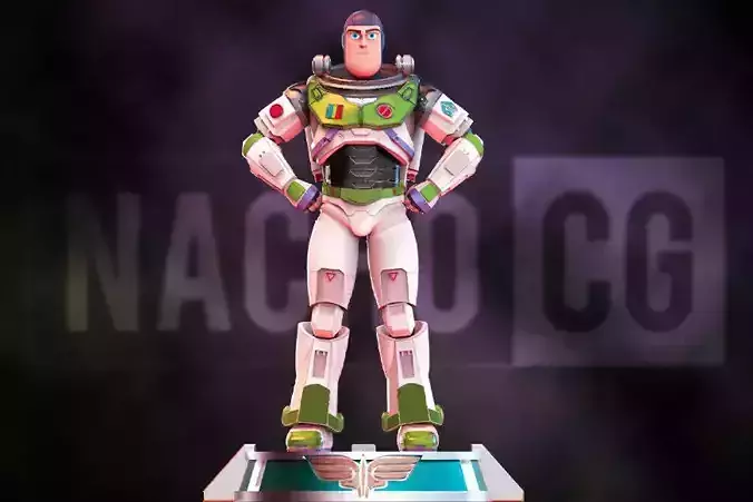 Fan Art Buzz Lightyear - Statue 3D print model