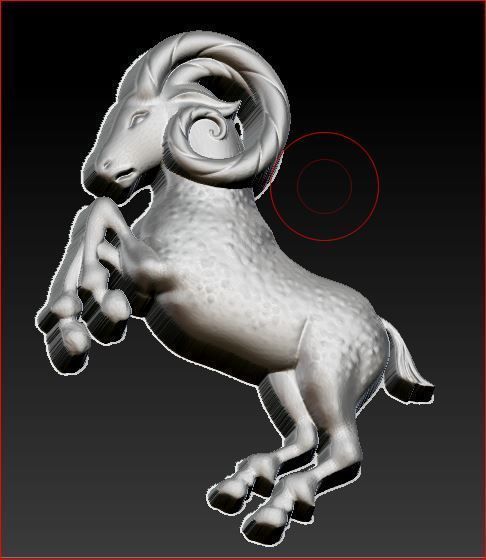 RAM Pendant 3D print model_5
