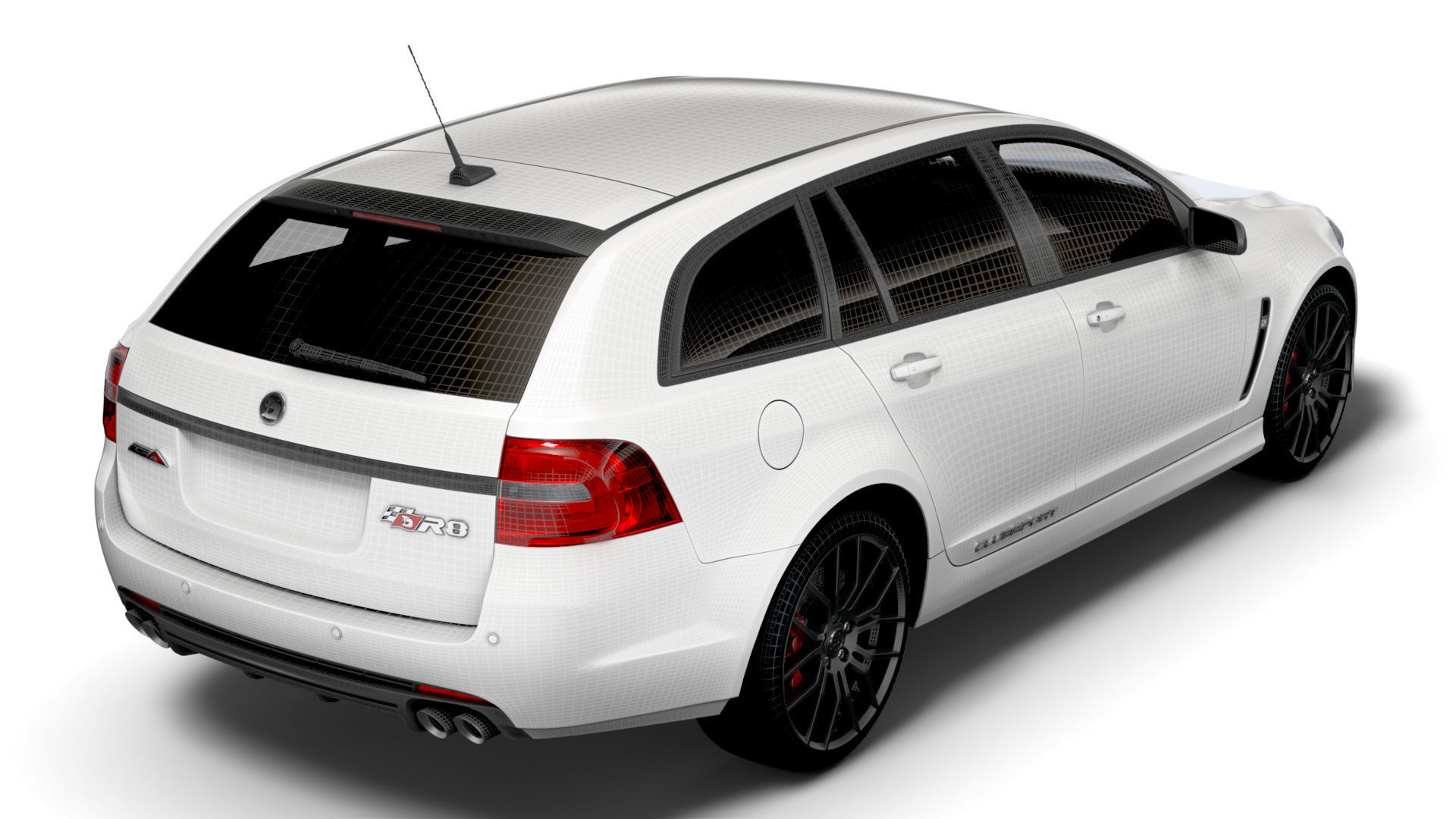 HSV Clubsport Tourer R8 Gen F 2015 3D model_14