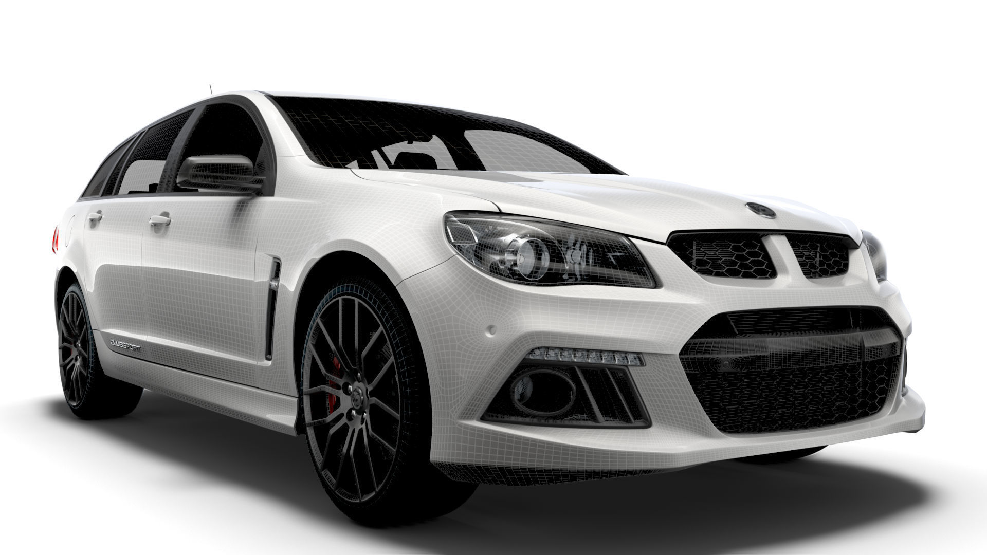 HSV Clubsport Tourer R8 Gen F 2015 3D model_12