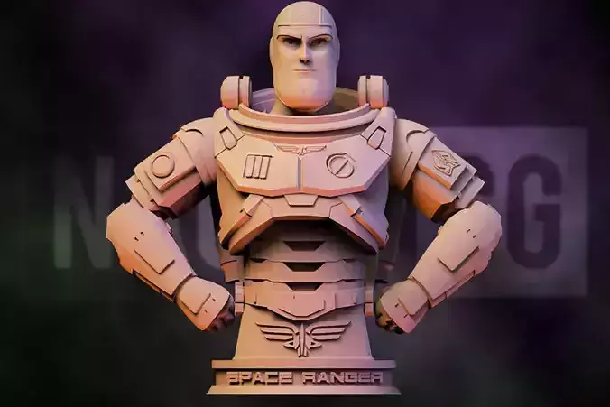 Fan Art Buzz Lightyear - Bust 3D print model