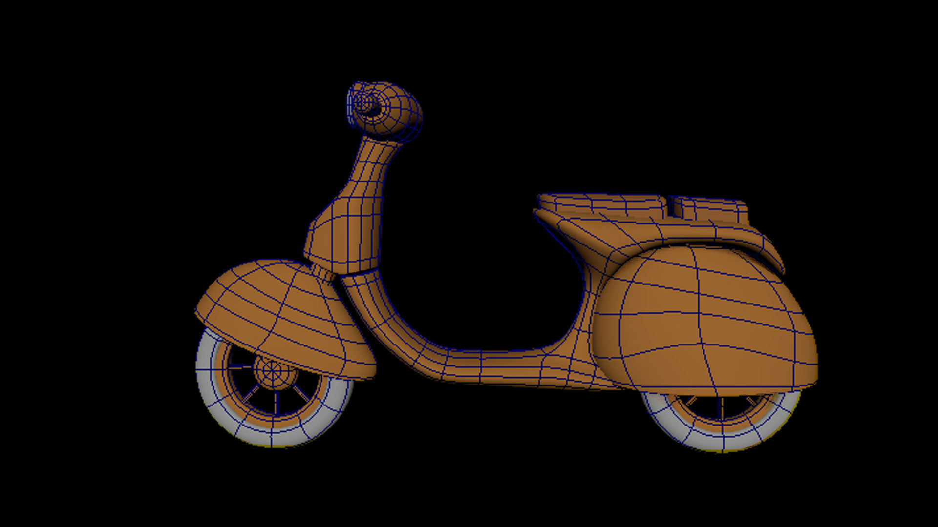 Low Poly Motorbike Rigged 3D model rigged | CGTrader