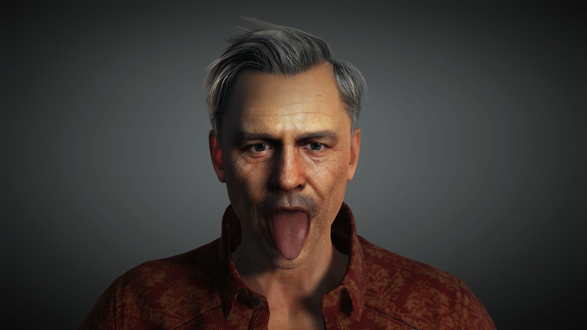 AAA Realistic Male Character 12 Low-poly 3D model_15