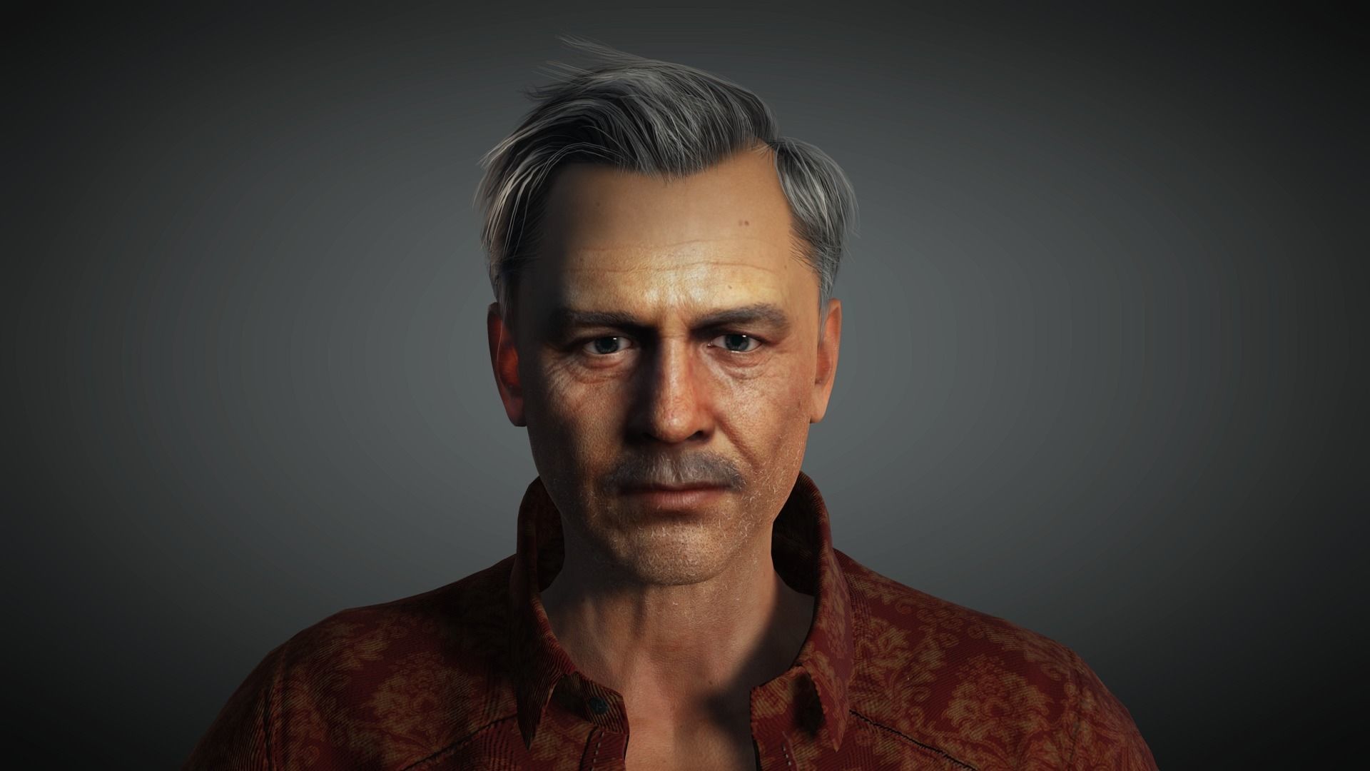 AAA Realistic Male Character 12 Low-poly 3D model_9