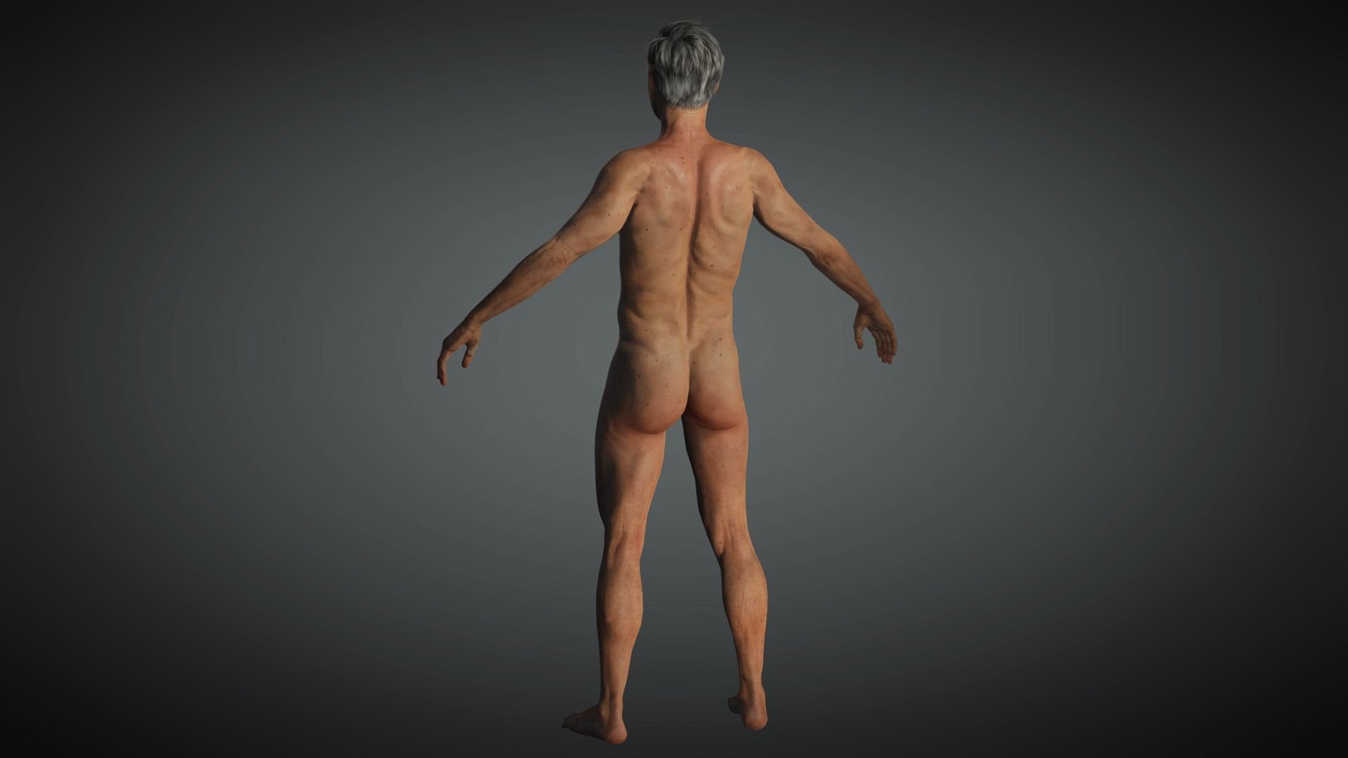 AAA Realistic Male Character 12 Low-poly 3D model_8