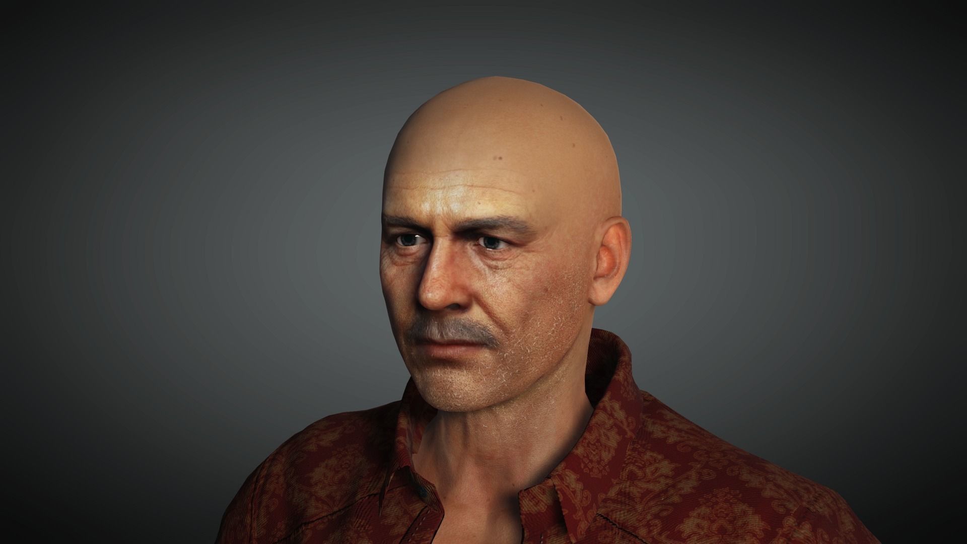 AAA Realistic Male Character 12 Low-poly 3D model_17