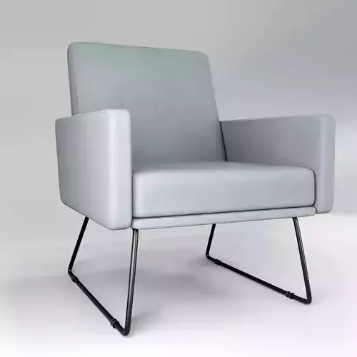 Armchair lounge chair with legs