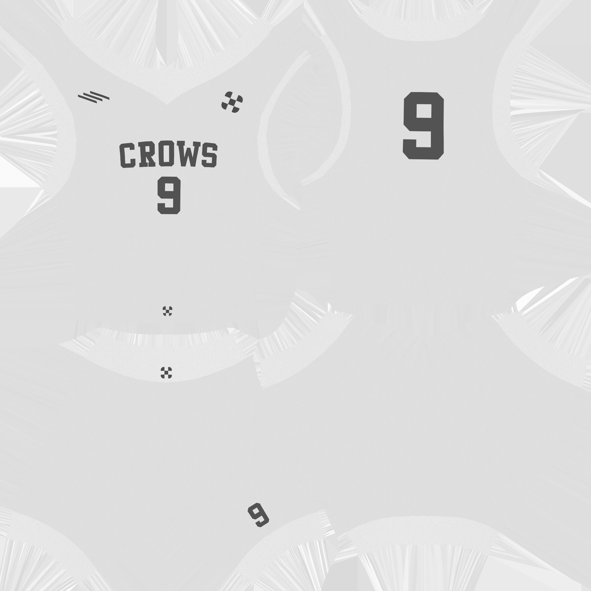 Basketball Fantasy Team Crows Uniform - Character Design Low-poly 3D model_23