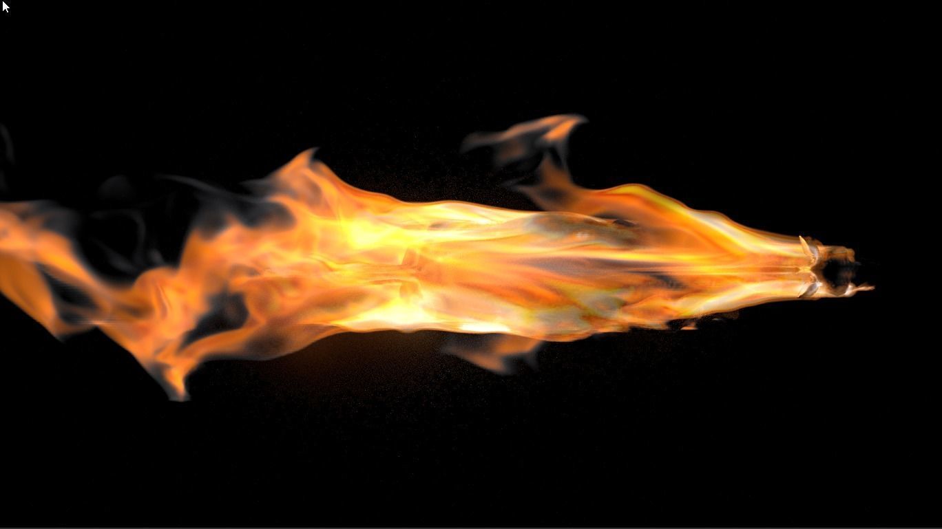 Running Horse in fire scene vray corona renderer ready 3D model_6