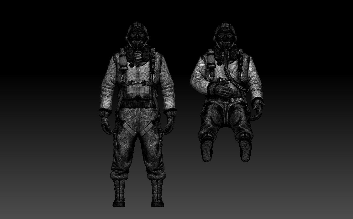 pilot us ww2 3D print model_105