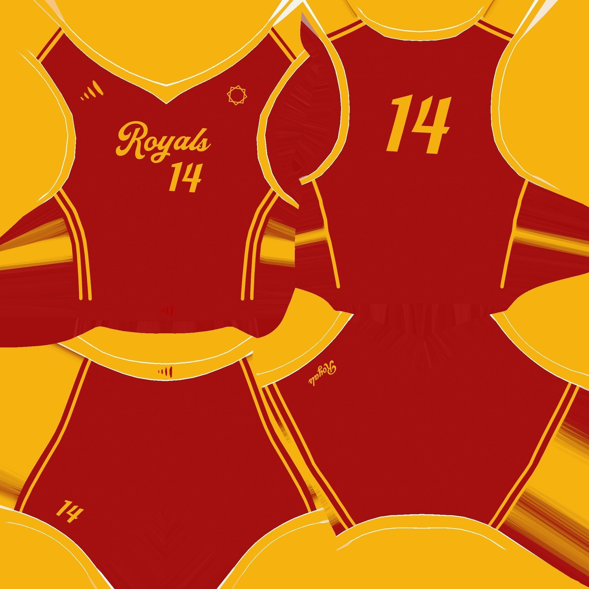 Basketball Fantasy Team Royals - Character Design Low-poly 3D model_18