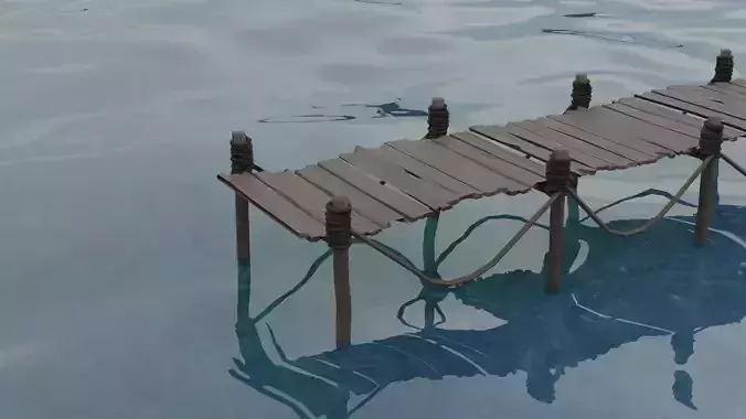 Bridge - Old Bridge - Game Ready - PBR