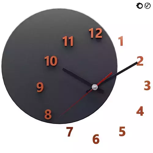 WALL CLOCK OUT OF TIME 3D model