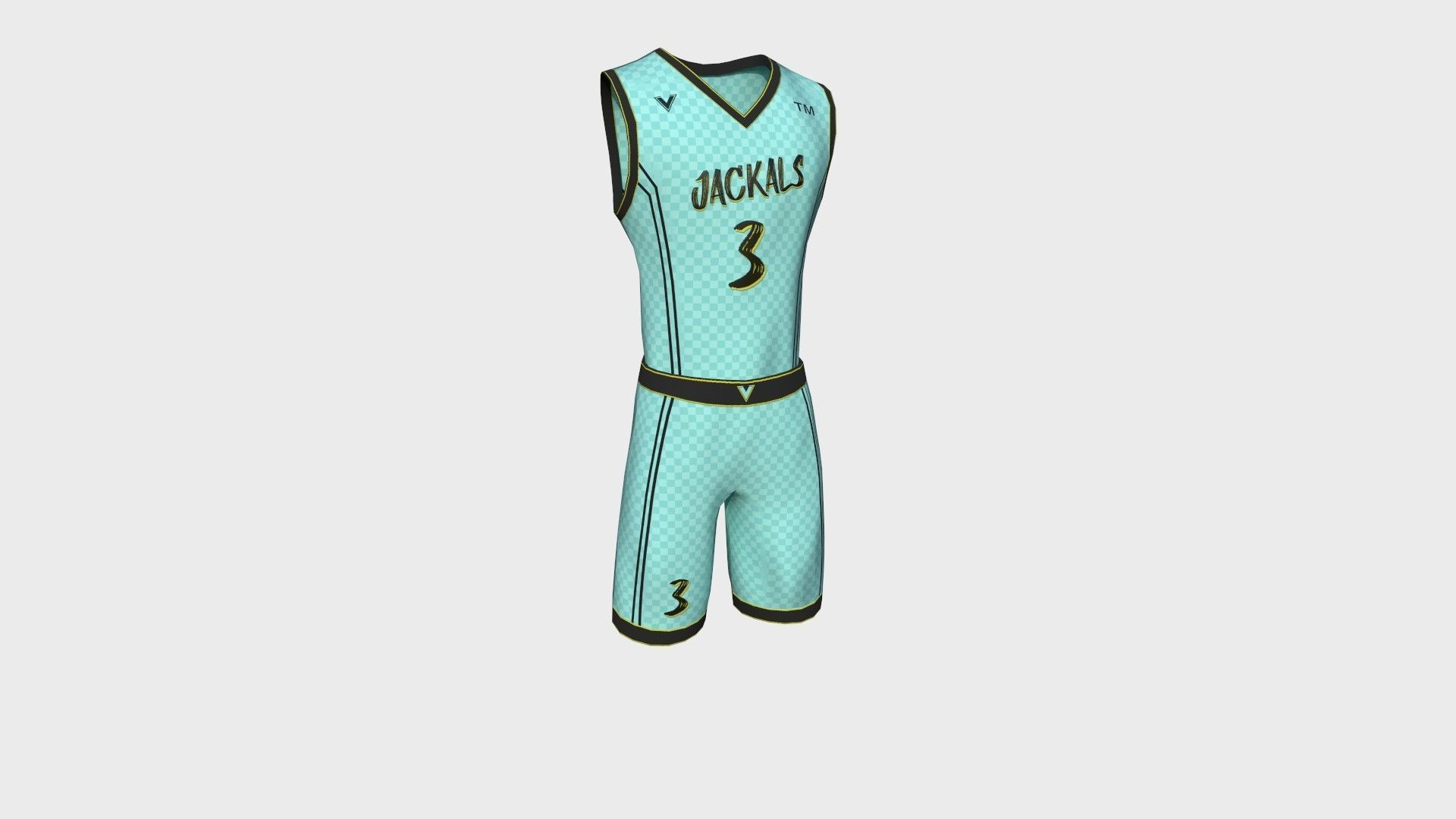 10 Basketball Fantasy Teams Uniforms - Character Design 3D Model Collection_38