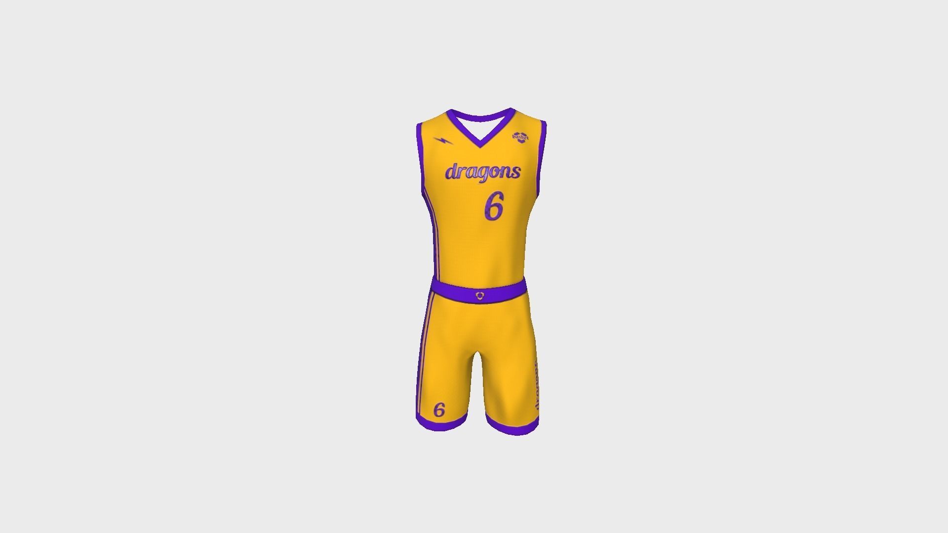 10 Basketball Fantasy Teams Uniforms - Character Design 3D Model Collection_30