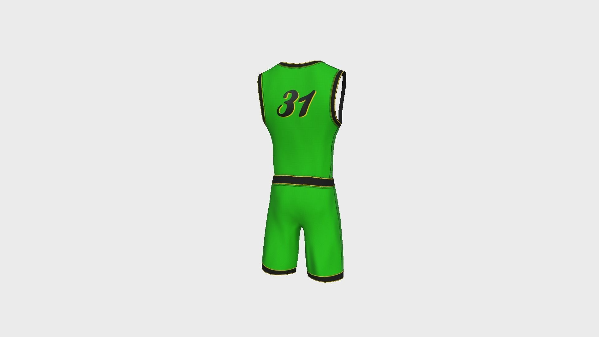 10 Basketball Fantasy Teams Uniforms - Character Design 3D Model Collection_36