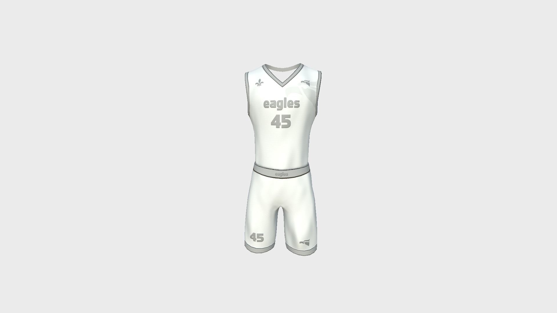10 Basketball Fantasy Teams Uniforms - Character Design 3D Model Collection_57