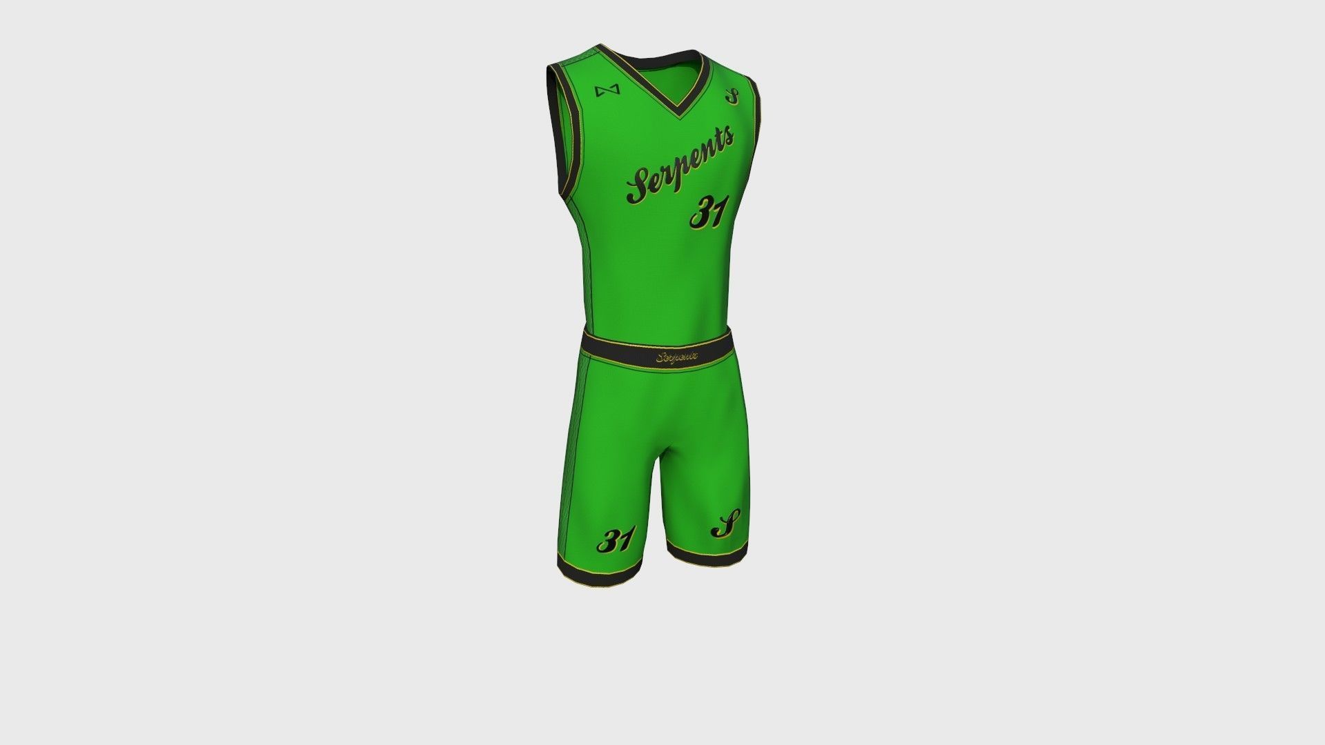10 Basketball Fantasy Teams Uniforms - Character Design 3D Model Collection_72