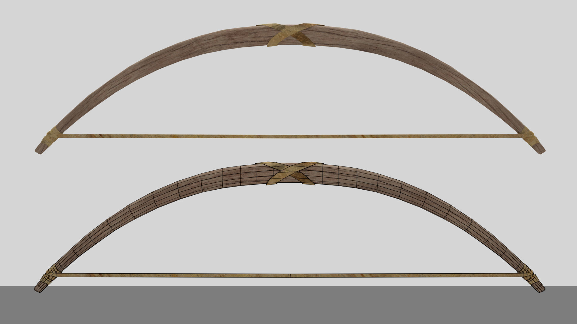 weapon bow   3D model_1
